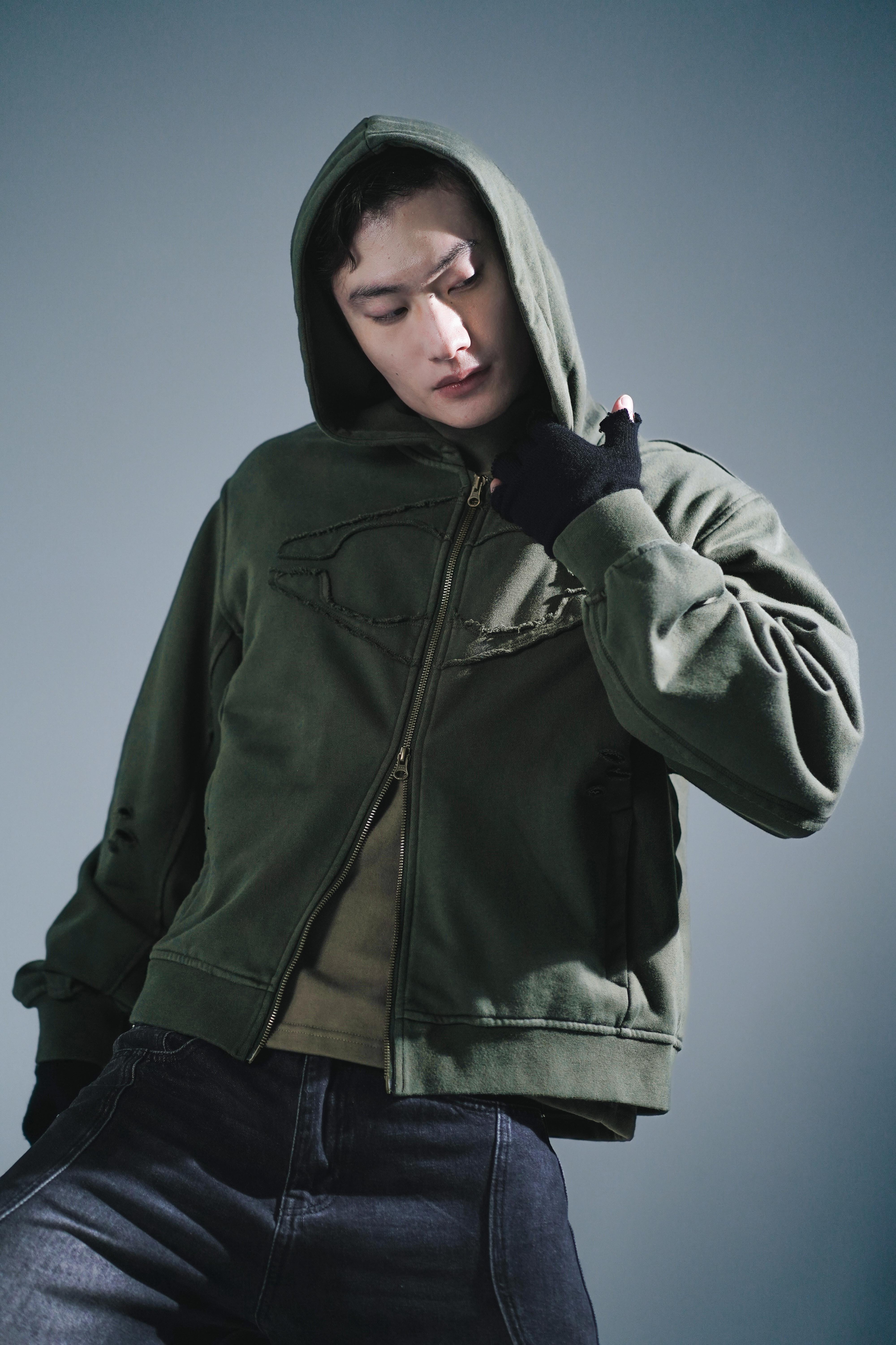 NETHOS N05 Eroded System Zip-up Hoodie 連帽 外套