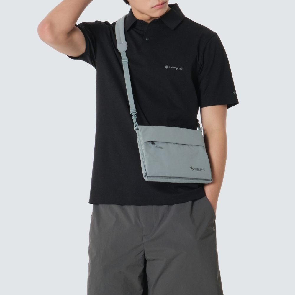 【現貨】Snow Peak Dual Tech Utility Sacoche 1L 26ss 薄型側背扁包 1L  S26SUFSB37