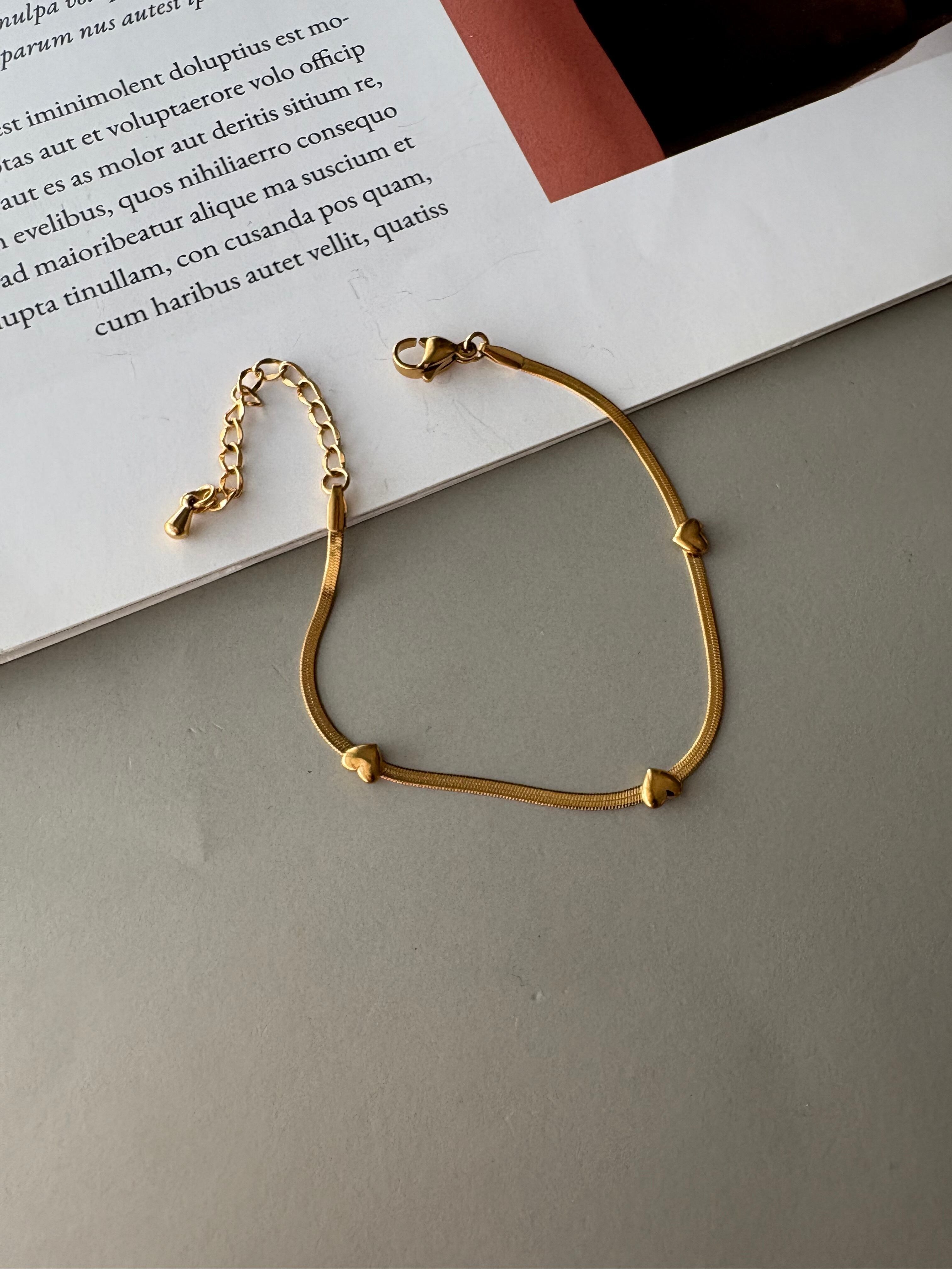 three hearts bracelet