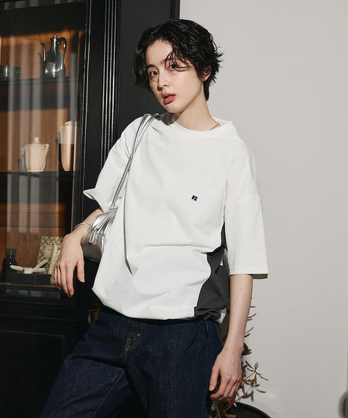 日本 Russell Athletic x Freak's Store Side Paneling T-Shirt