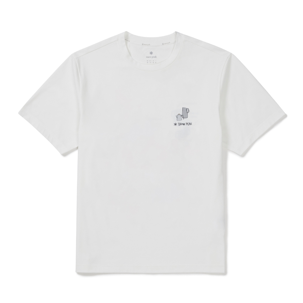 【現貨】Snow Peak Qick Dry Gear Graphic Shor Sleeve T-Shirt 26ss露營裝備簡介圖像短tee S26MUTTS10