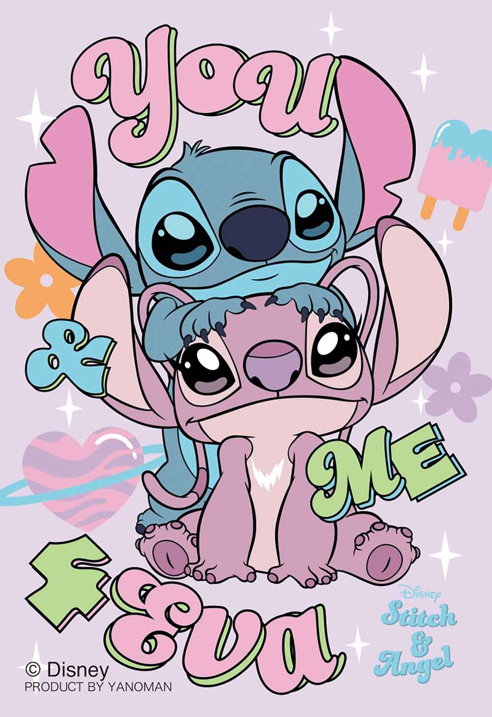 拼圖 柯潘 你與我 / 史迪奇與天使 (迷你尺寸) (卡片款)