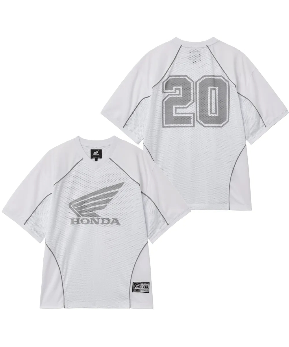 <涼又帥..>HONDA MOTORCYCLE APPAREL 網眼 包邊 反光 短袖 上衣 三色