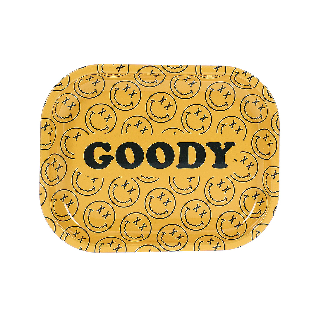 🇺🇸Goody - Solid Logo Metal Rolling Tray 滿版招牌微笑捲煙盤