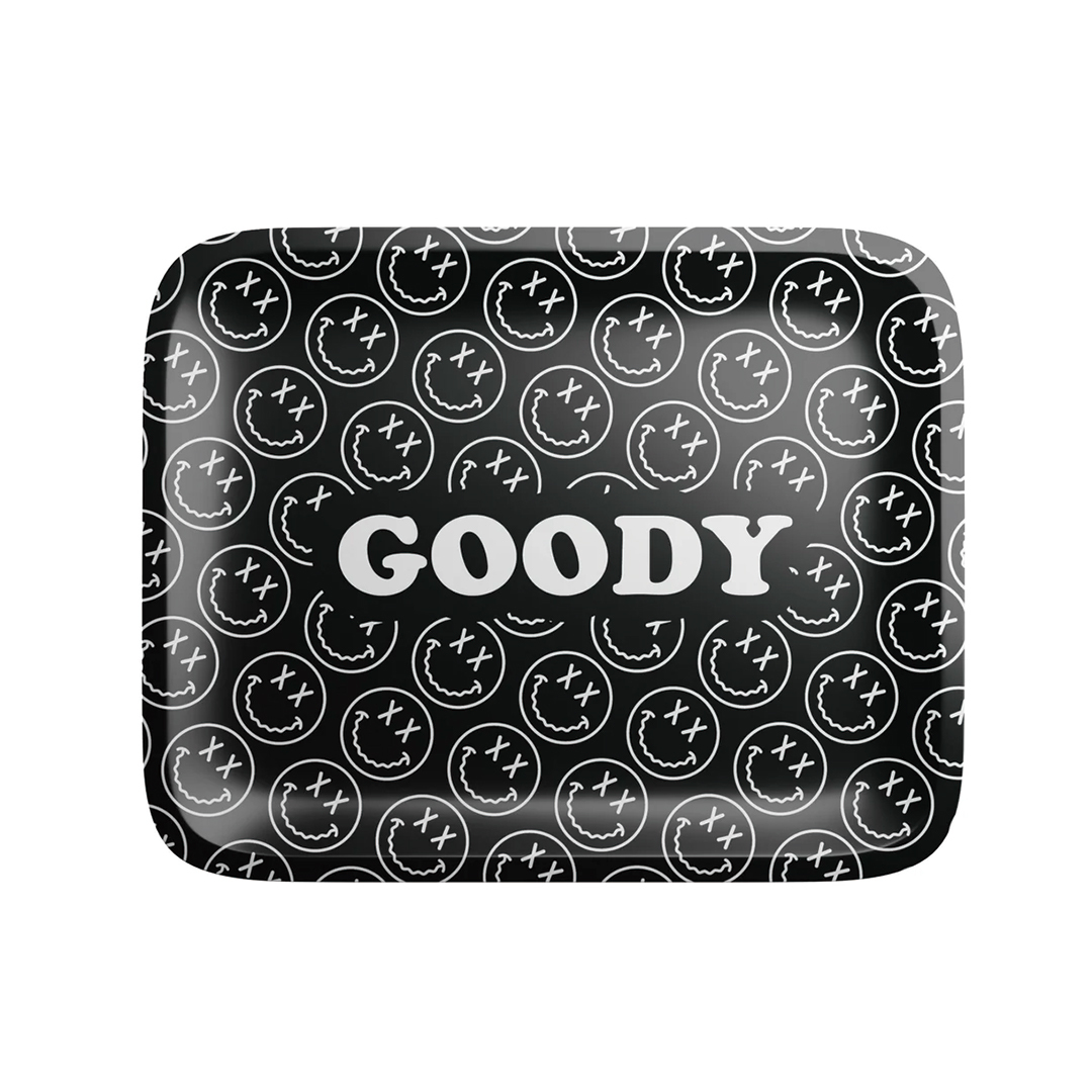 🇺🇸Goody - Solid Logo Metal Rolling Tray 滿版招牌微笑捲煙盤