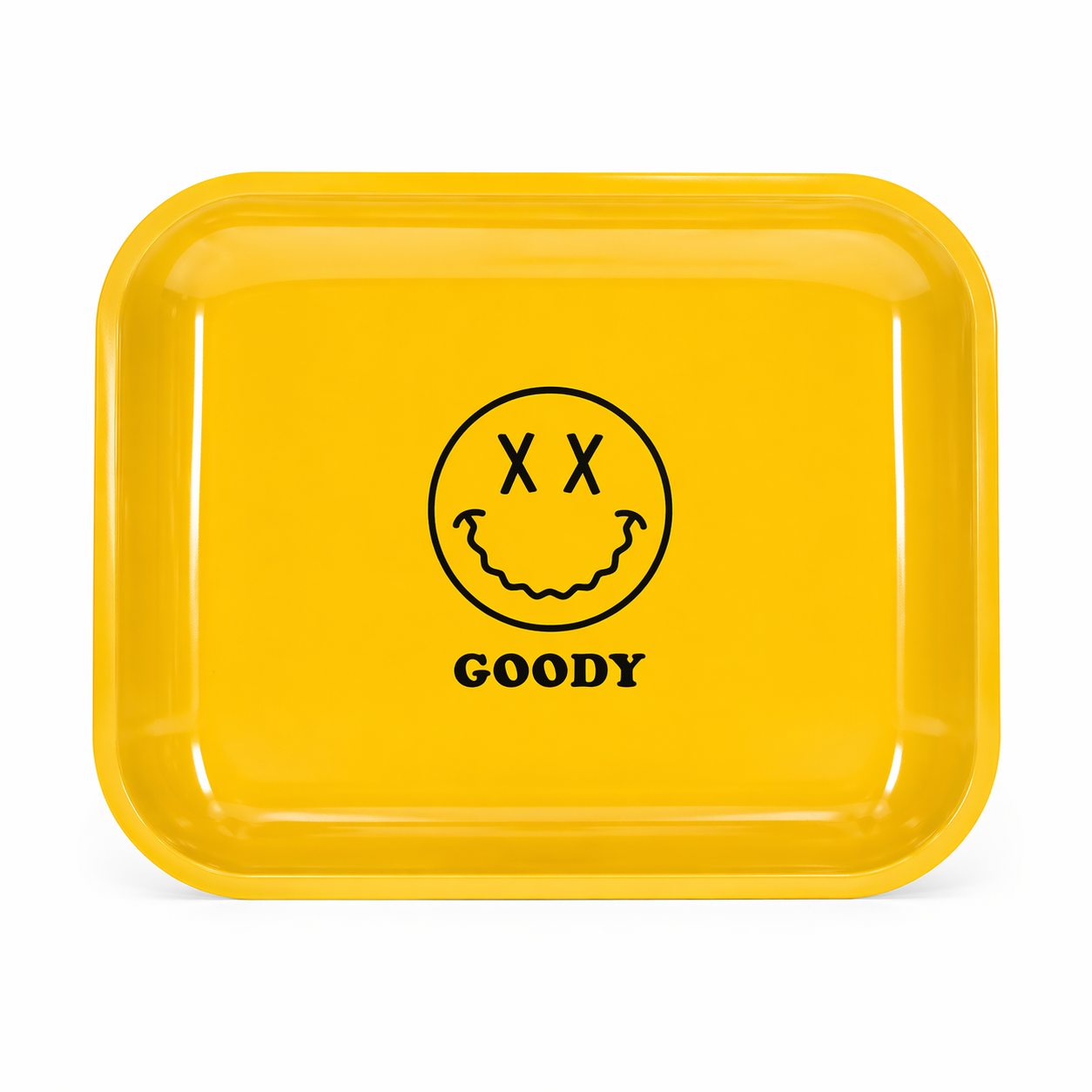 🇺🇸Goody - Classic Logo Metal Rolling Tray 招牌微笑捲煙盤