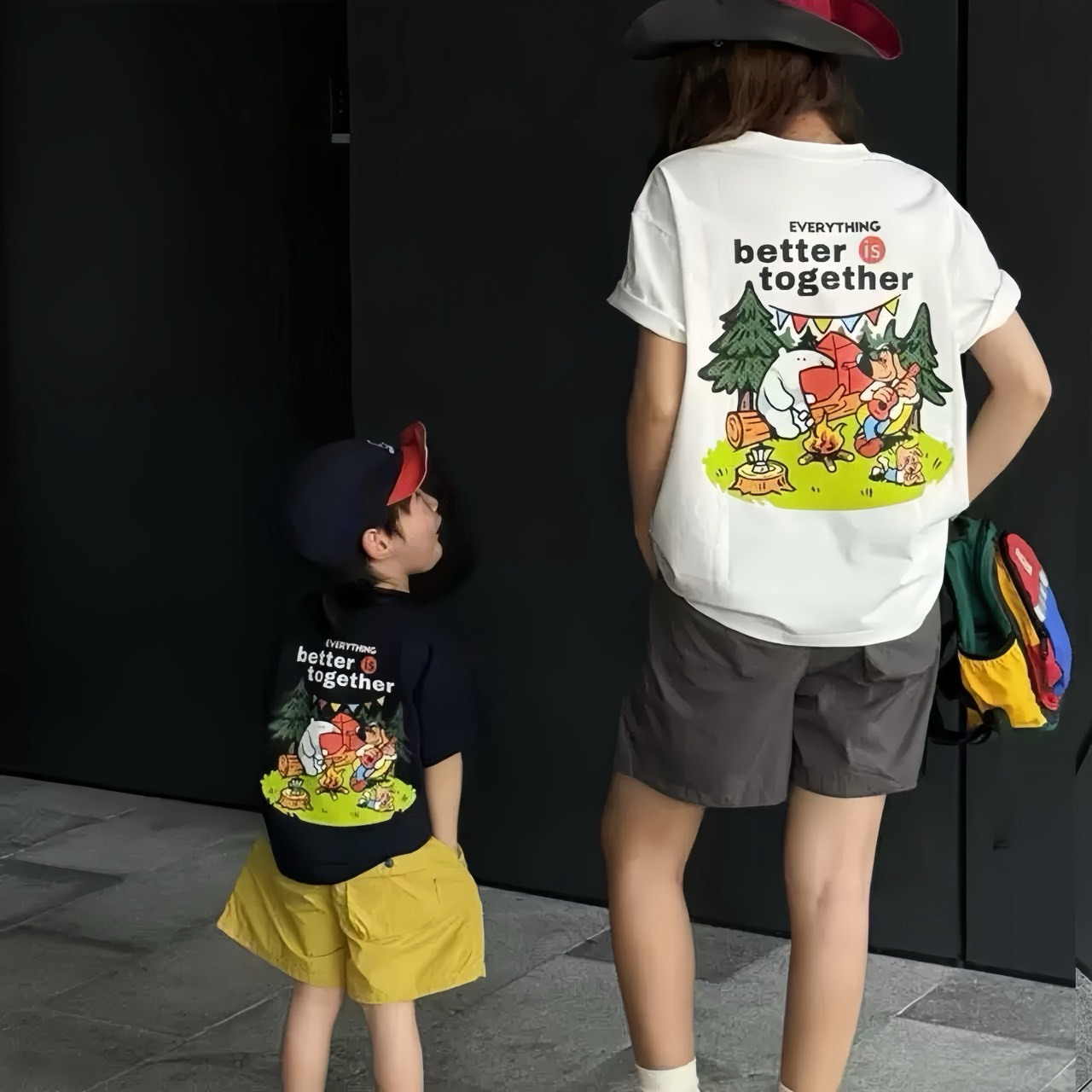 森林露營短袖上衣|大人