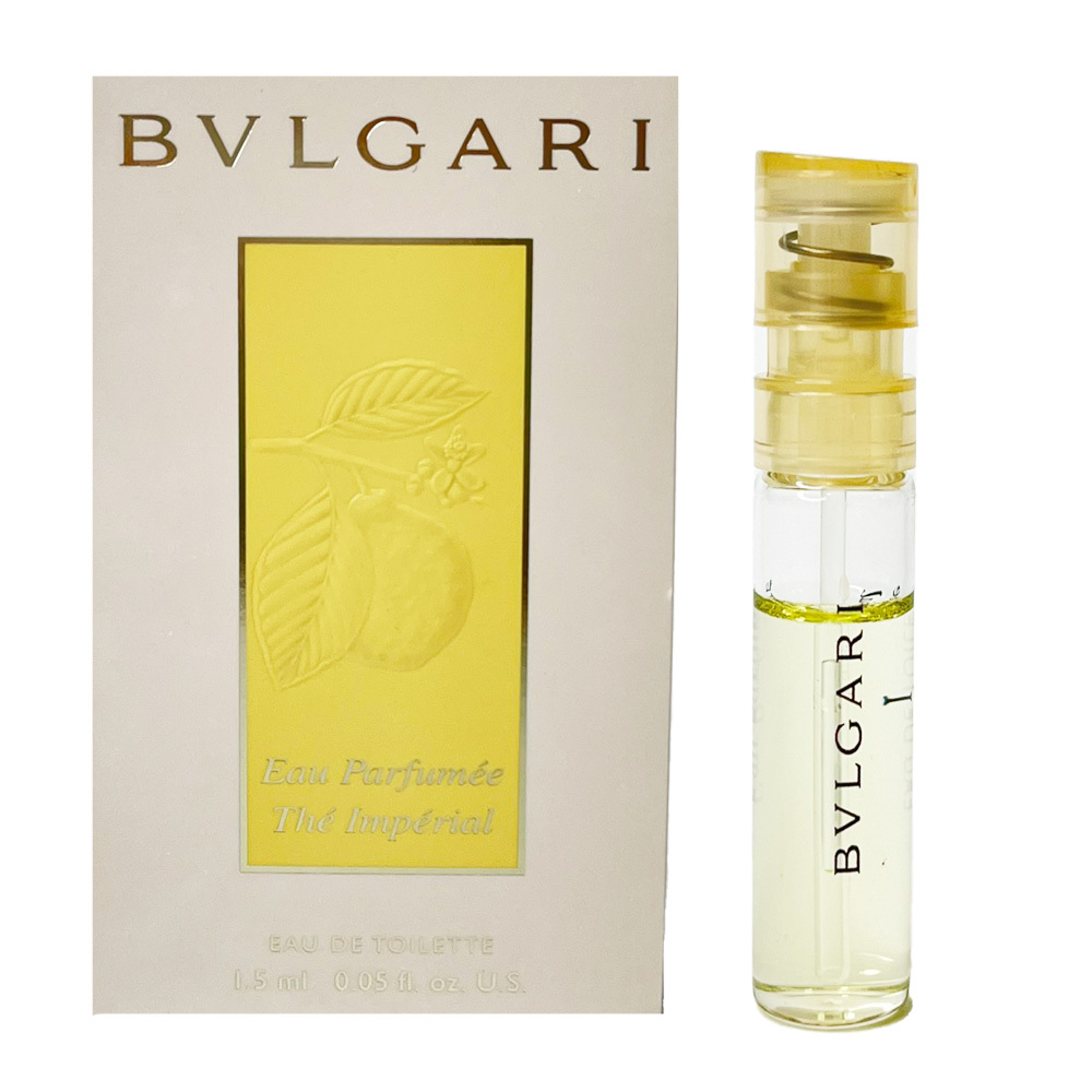 BVLGARI寶格麗 帝王紅茶香淡香水 1.5ml 針管