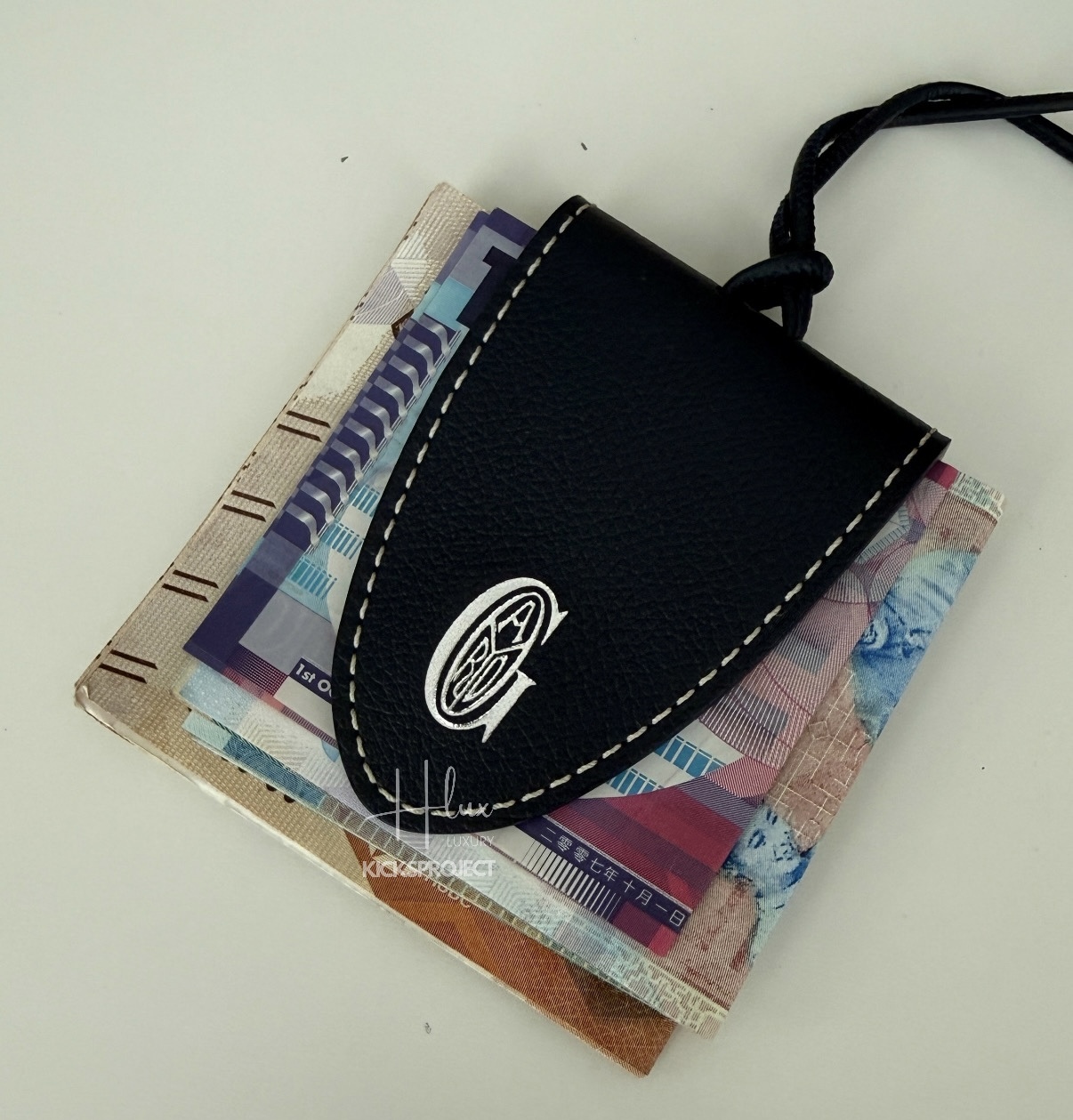 Goyard bag charm money clip