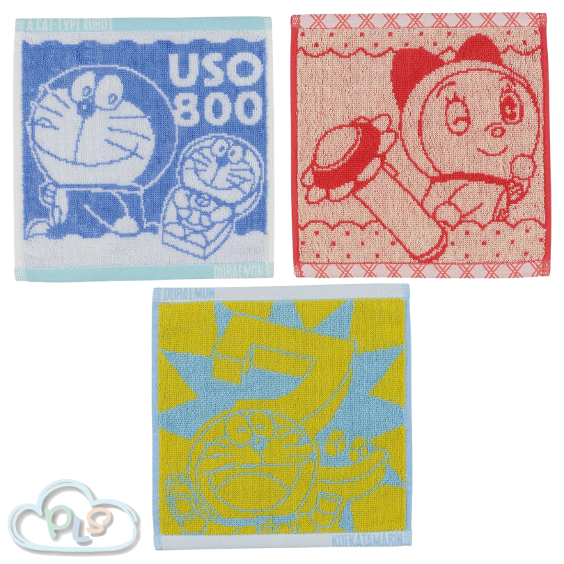 現貨 一番賞 提花毛巾 20cm 多啦A夢 黃色 #22996-1