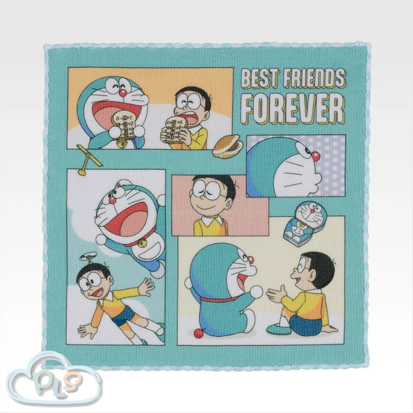 現貨 一番賞 全彩印花毛巾 23cm 多啦A夢 藍色 #22991-1