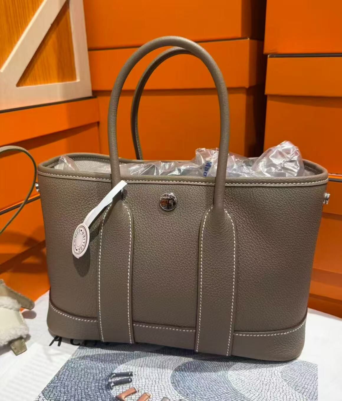 HE126-Mini GP 全皮大象灰-M