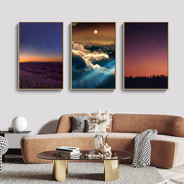 大地之詩風景無框掛畫