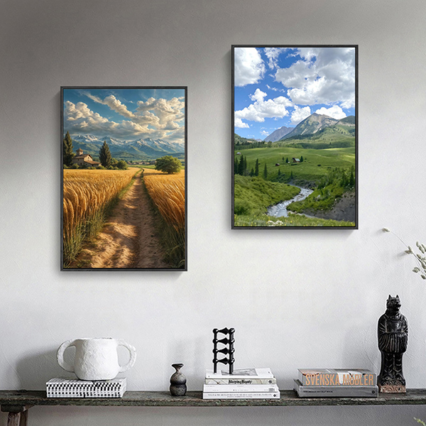 大地之詩風景無框掛畫