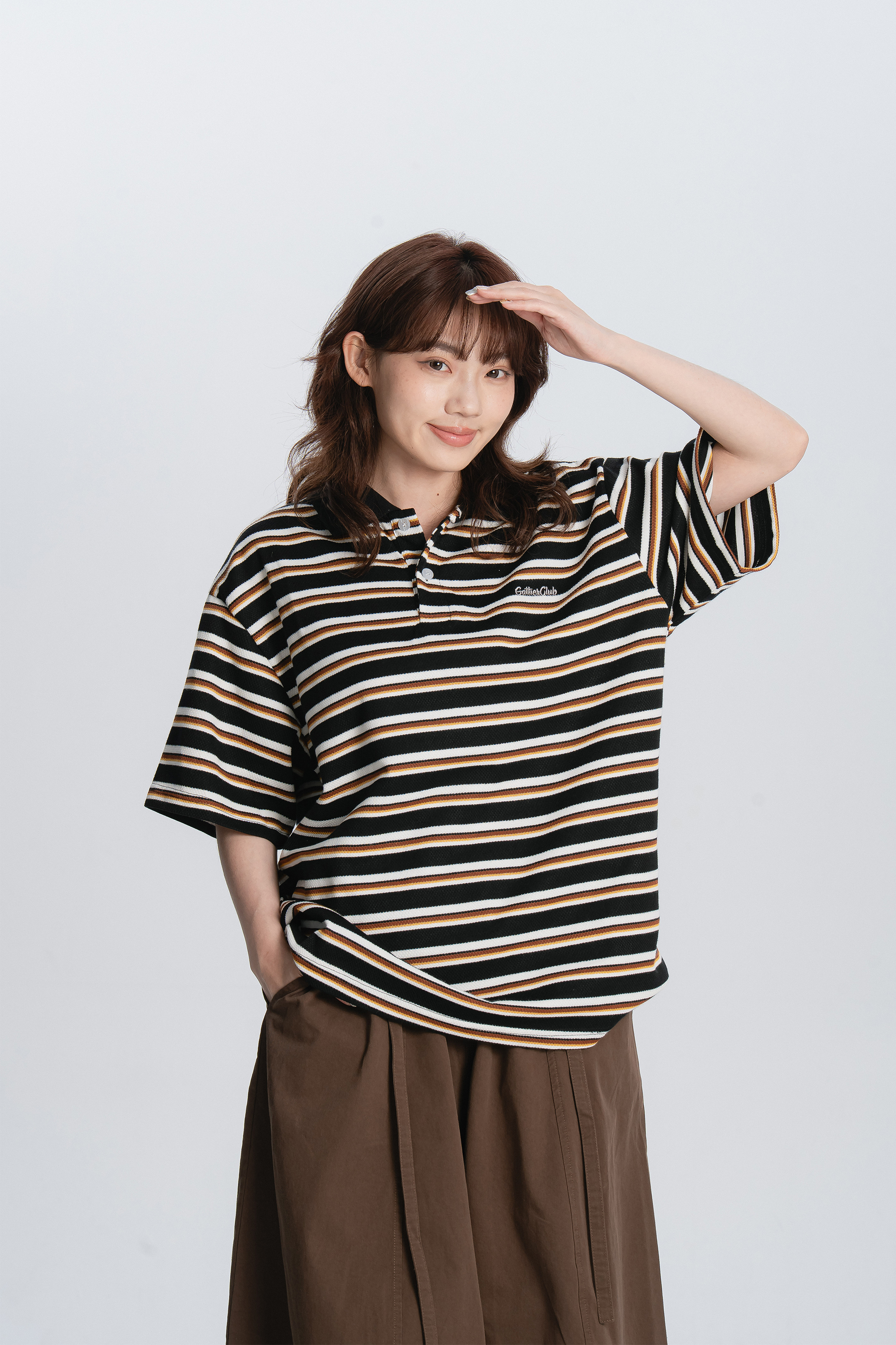 Fresh Start｜復古條紋Polo衫短T 4色