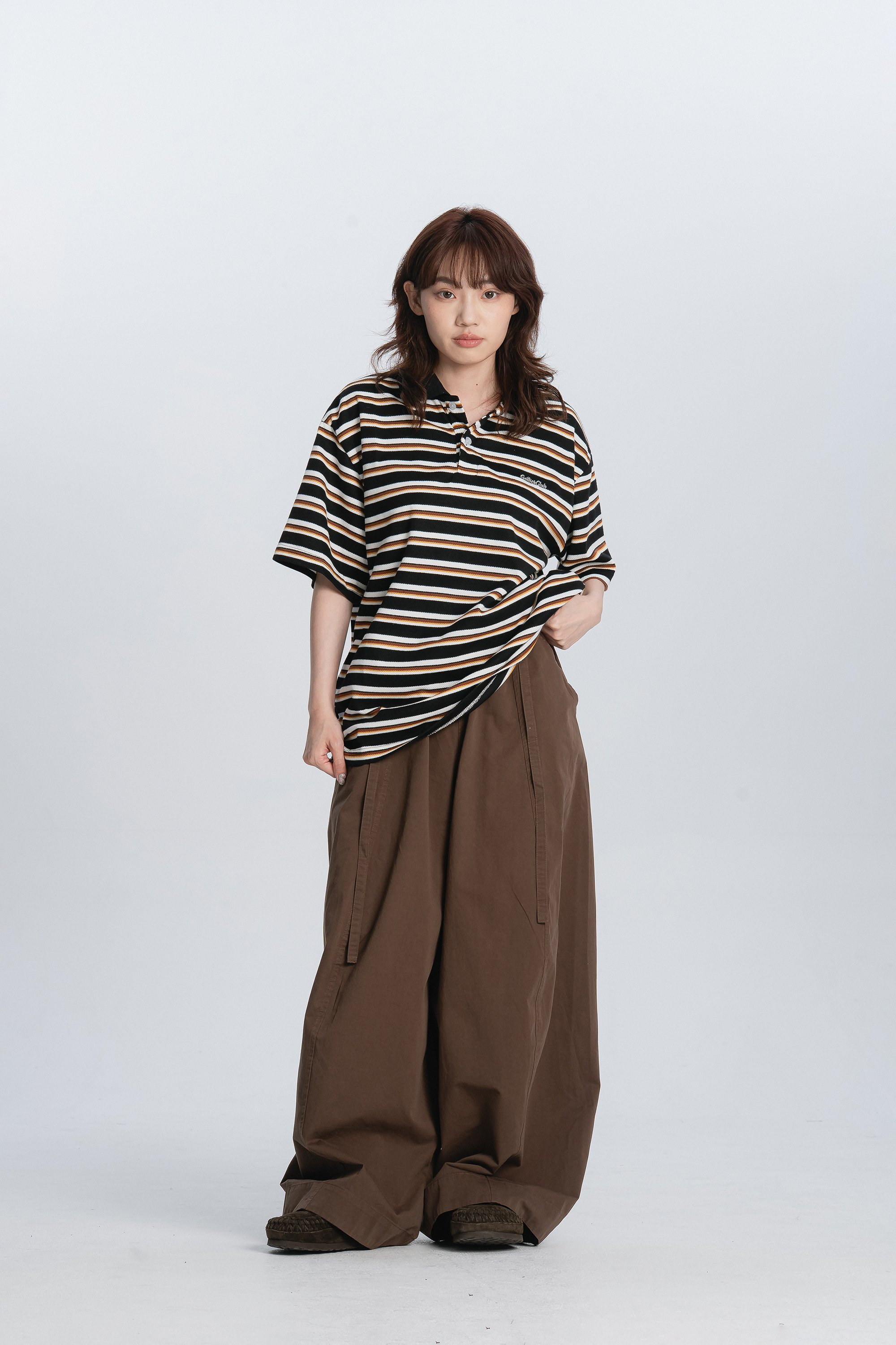 Fresh Start｜復古條紋Polo衫短T 4色