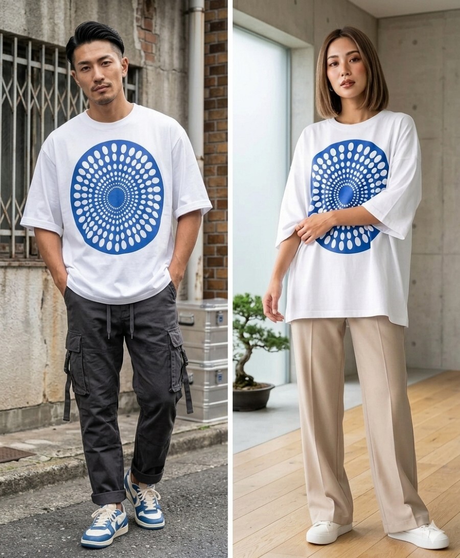 [Amina] Cayhane 日牌水紋(Ripple) 圖騰 Tee 🆕