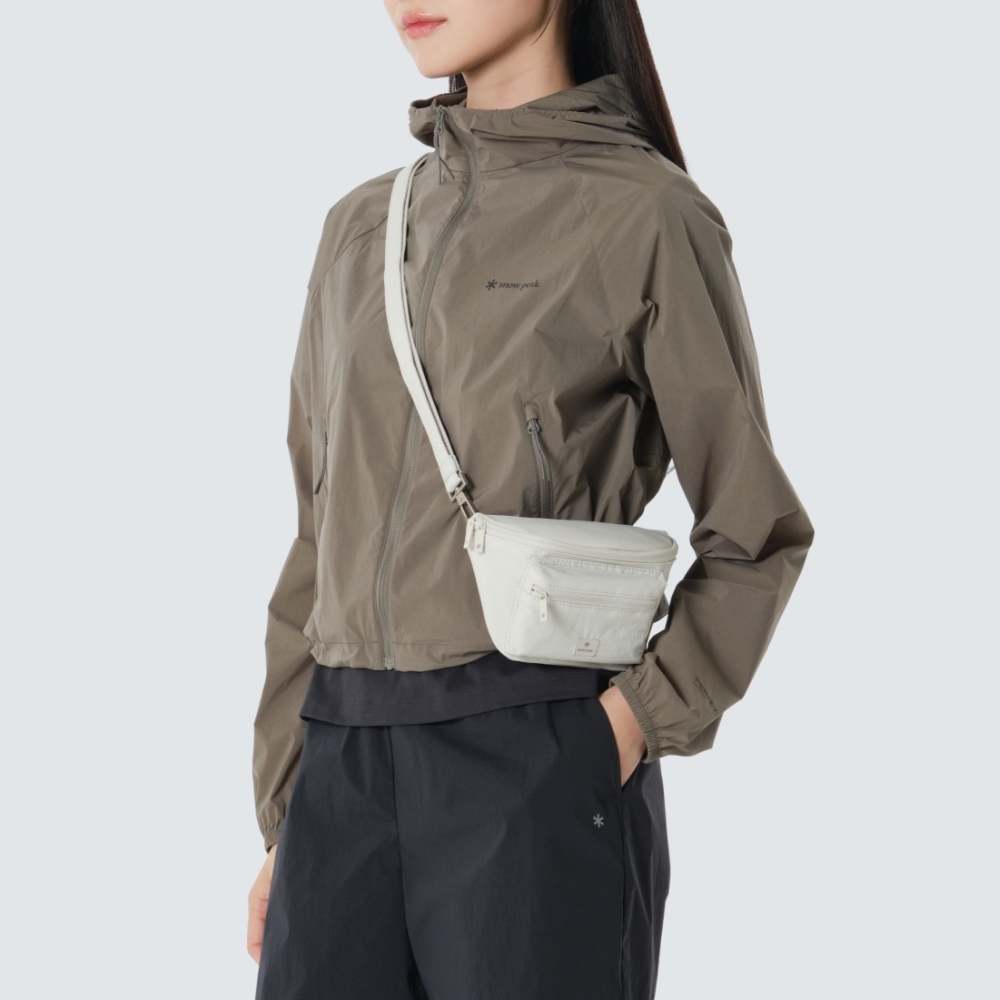 【現貨】Snow Peak Light Weight Taslan Mini Cross Bage 1L 輕便Taslan迷你側背包 1L S26MWFCB71