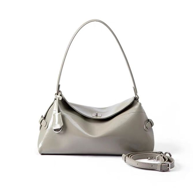 0423PU01-SZHK-PURSE-ZEPHYR 亮面光滑牛皮兩用微風手袋 33x9x11cm（A1）