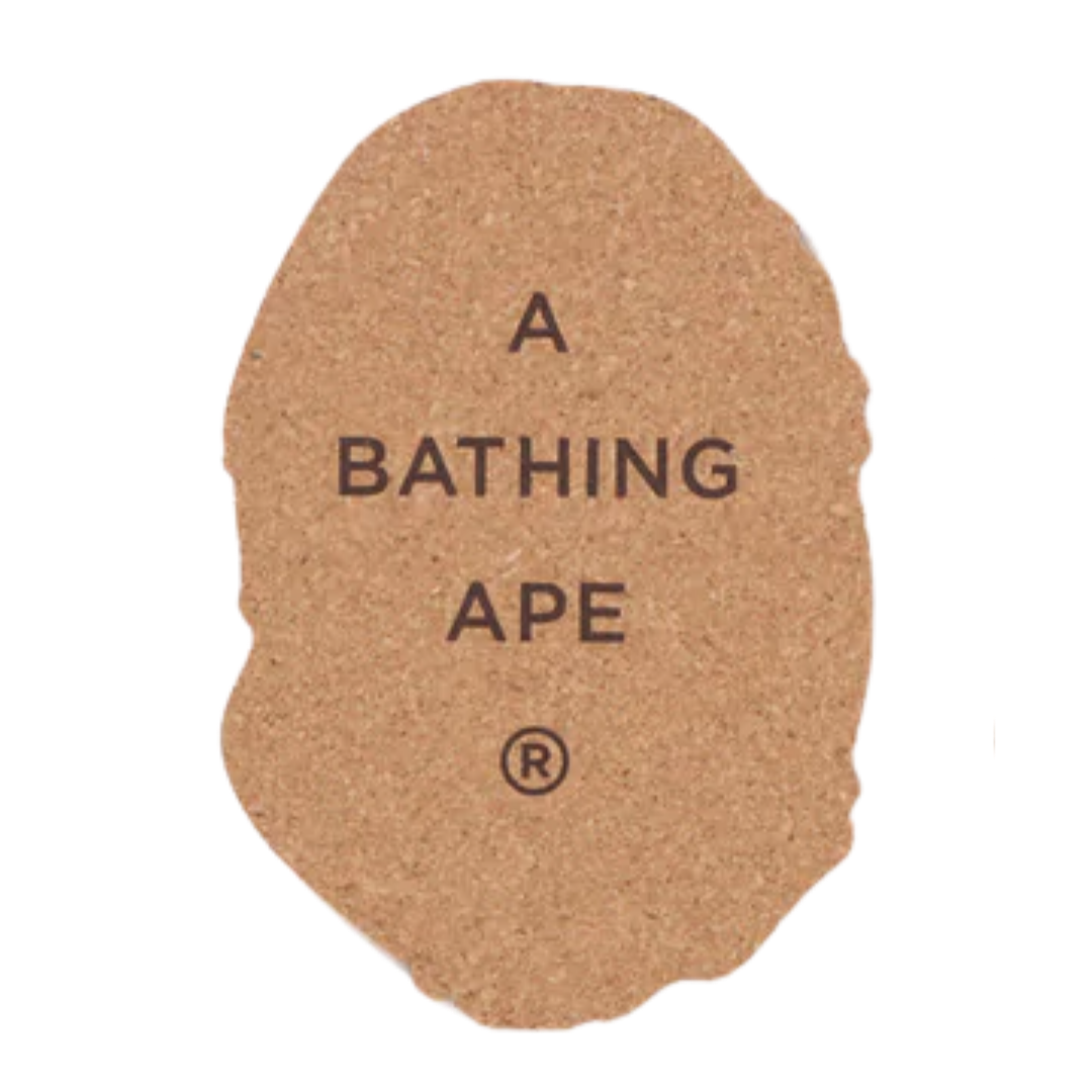 ☆ETW☆【EASY TO WEAR】BAPE APE HEAD CORK COASTER 猿人 軟木 杯墊
