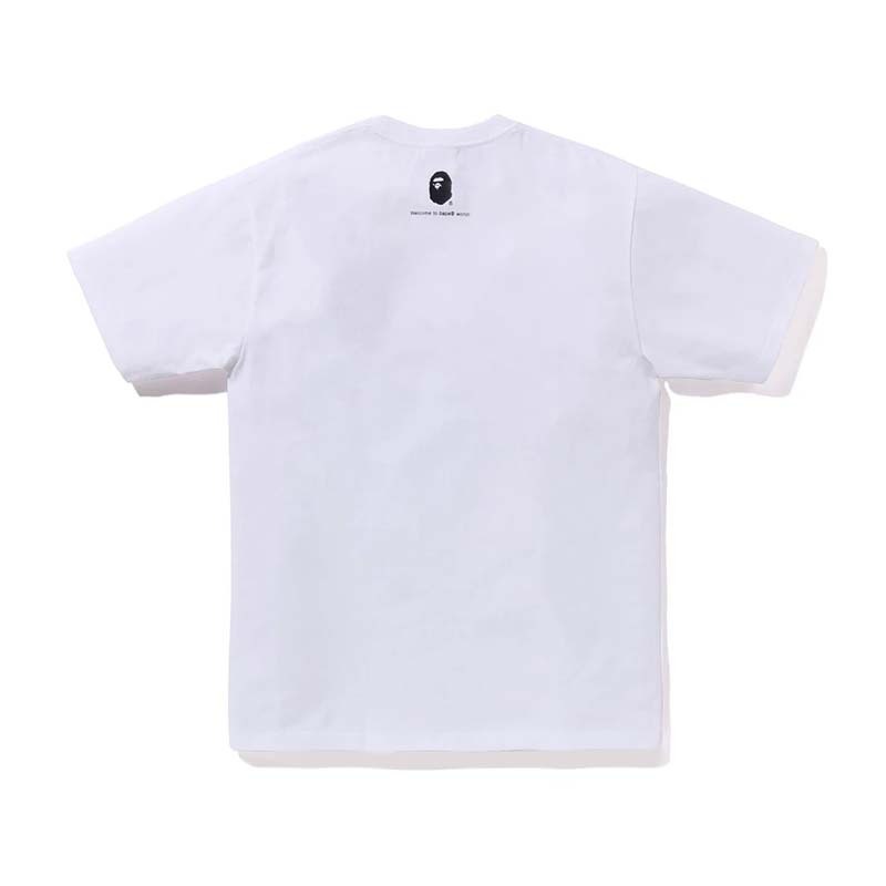 BAPE.COM TEE 猿人 小猿人頭 短袖 白色 1K25110003-WE [台灣現貨]