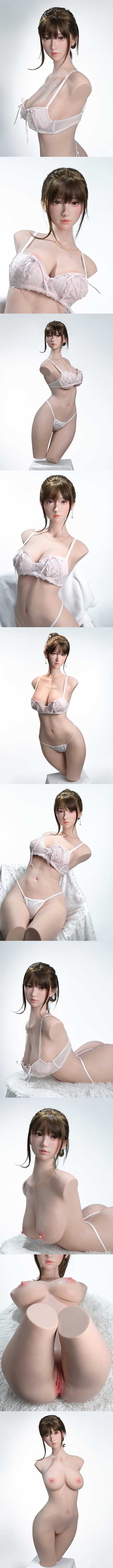 FUDOLL芙朵娃娃 J050 全矽膠娃娃 95cm半身 張銀熙 silicone sex doll torso