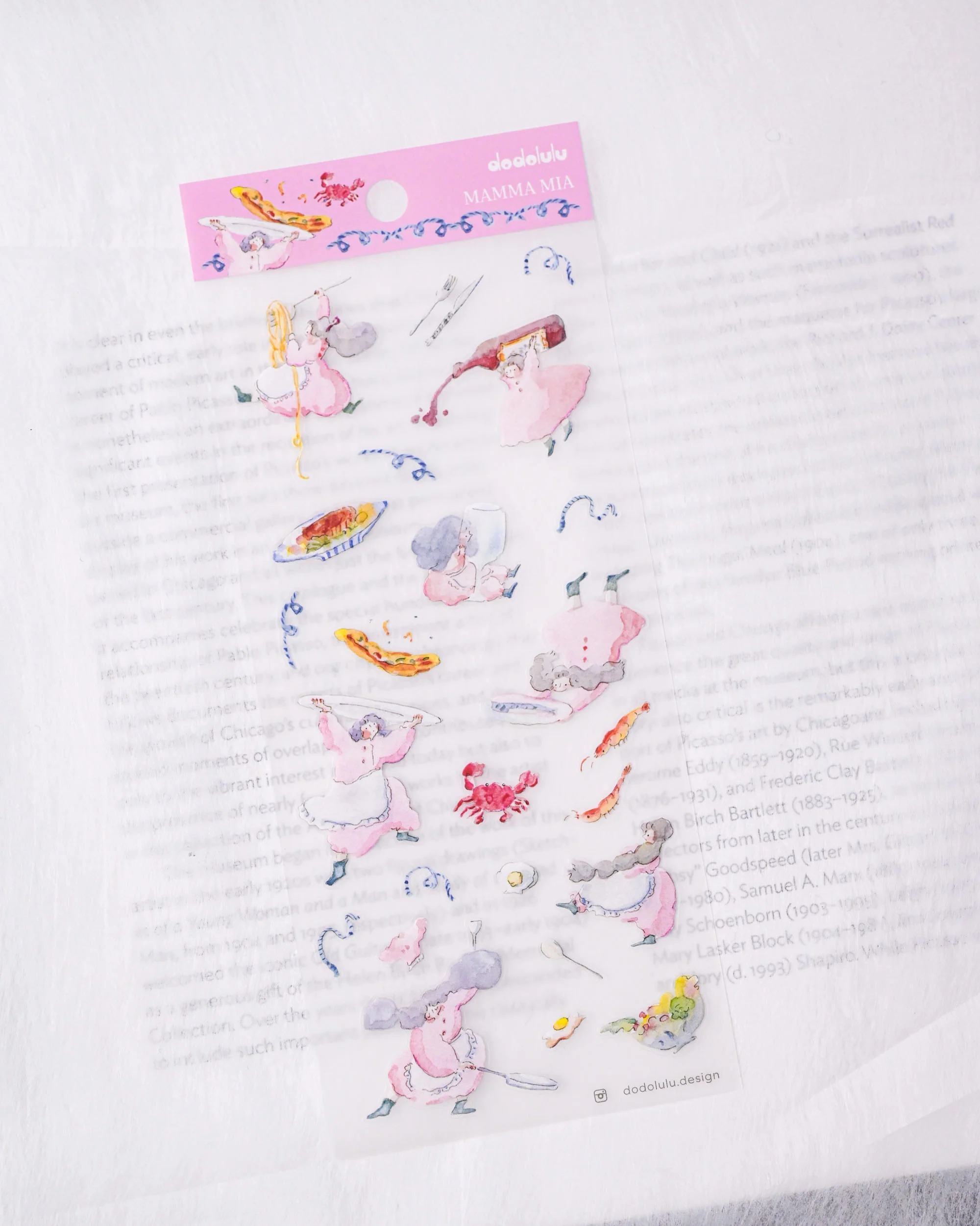 香港｜Dodolulu 霧面貼紙 人間美味