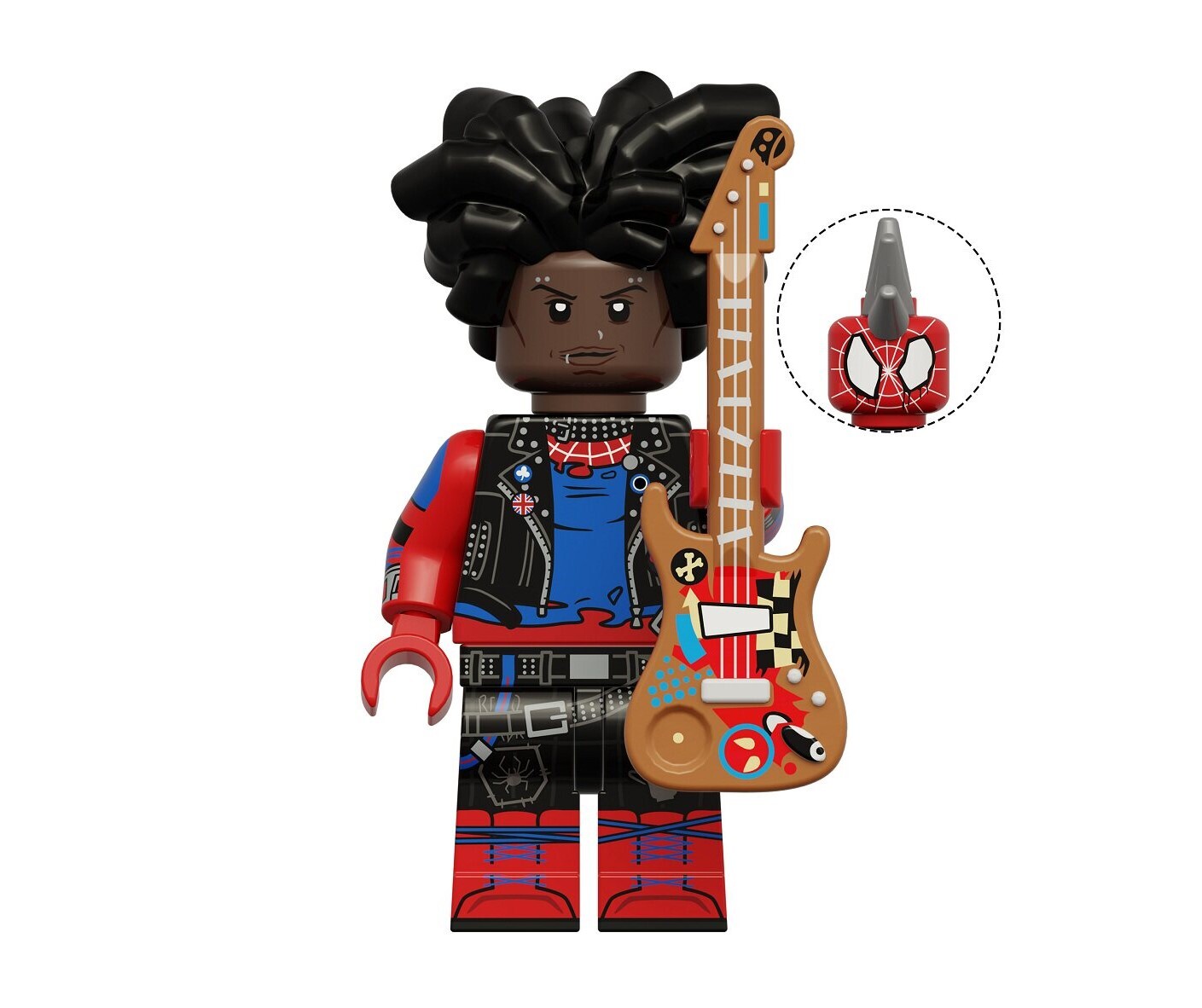 Spider-Man Spider-punk Marvel Custom Minifigures Fit Lego KM66072