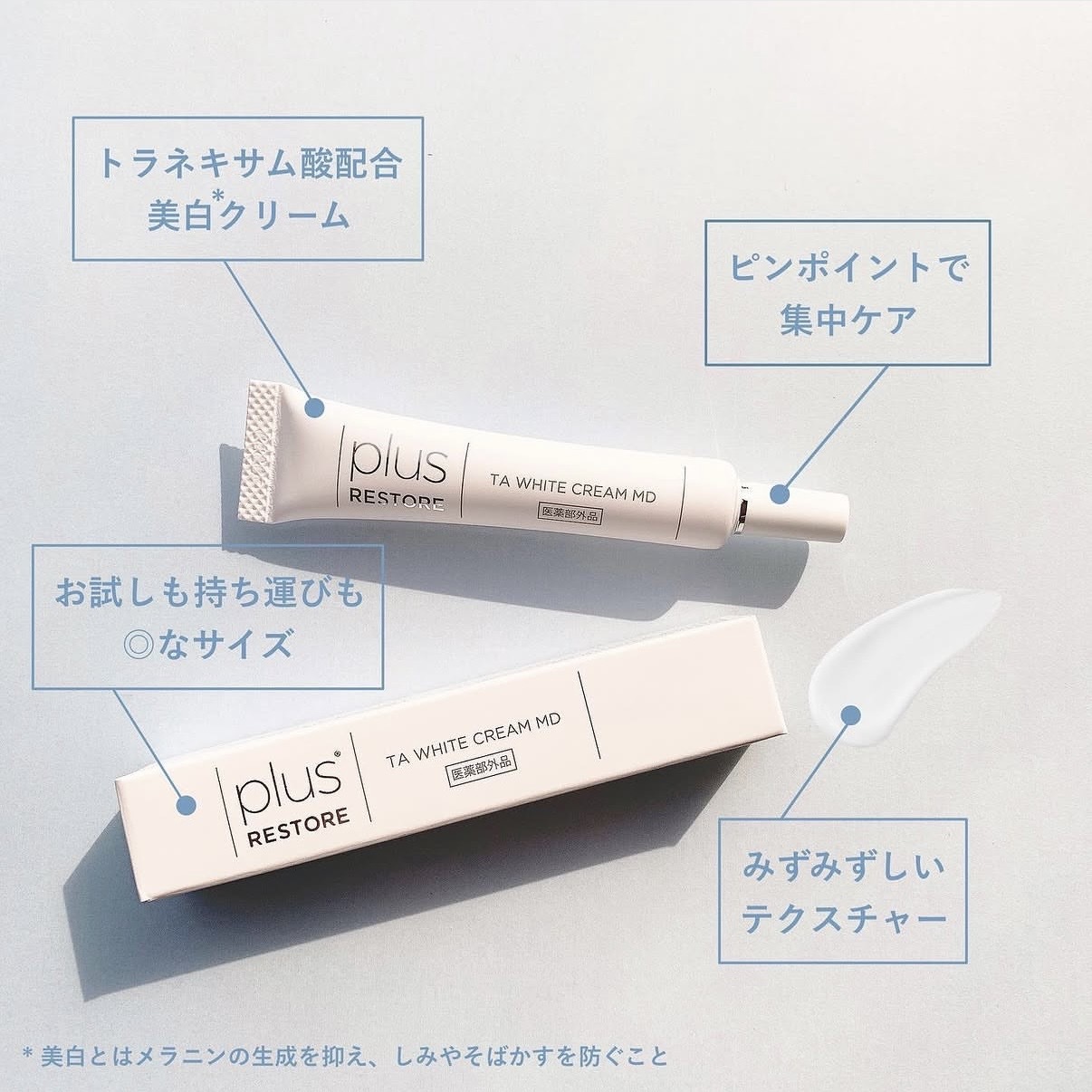 🇯🇵 plus RESTORE 美白淡斑霜 10g (醫美療程後適用）