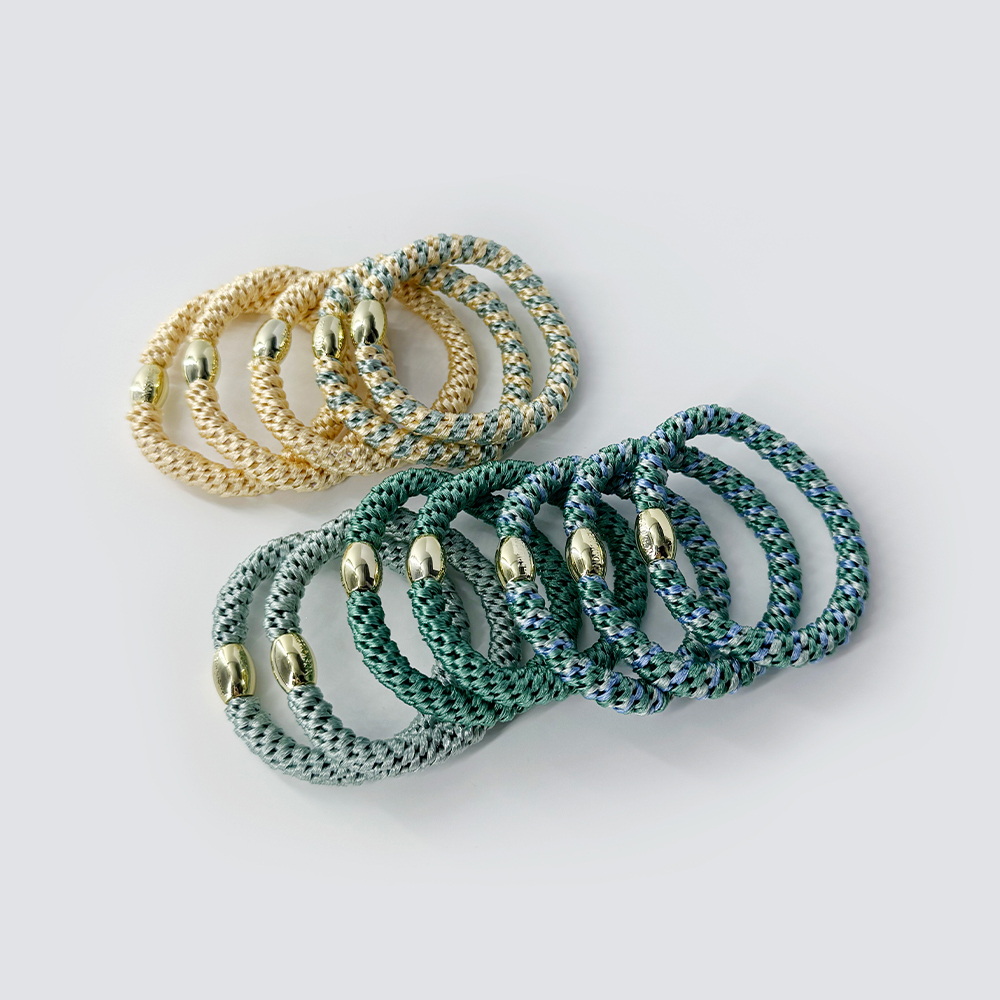 L. ERICKSON 彈力髮圈收納組-12入〈海灣沙金〉