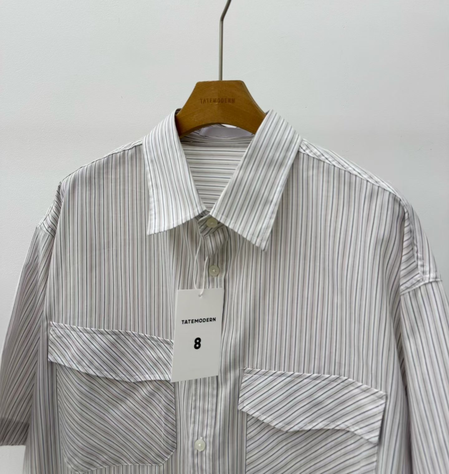 K4 短版斜口袋短衫