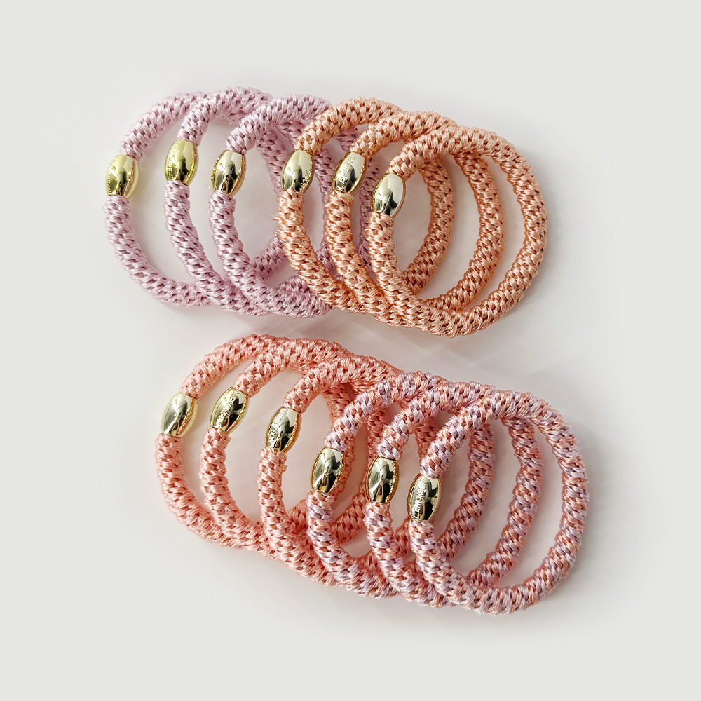 L. ERICKSON 彈力髮圈收納組-12入〈柔粉花語〉