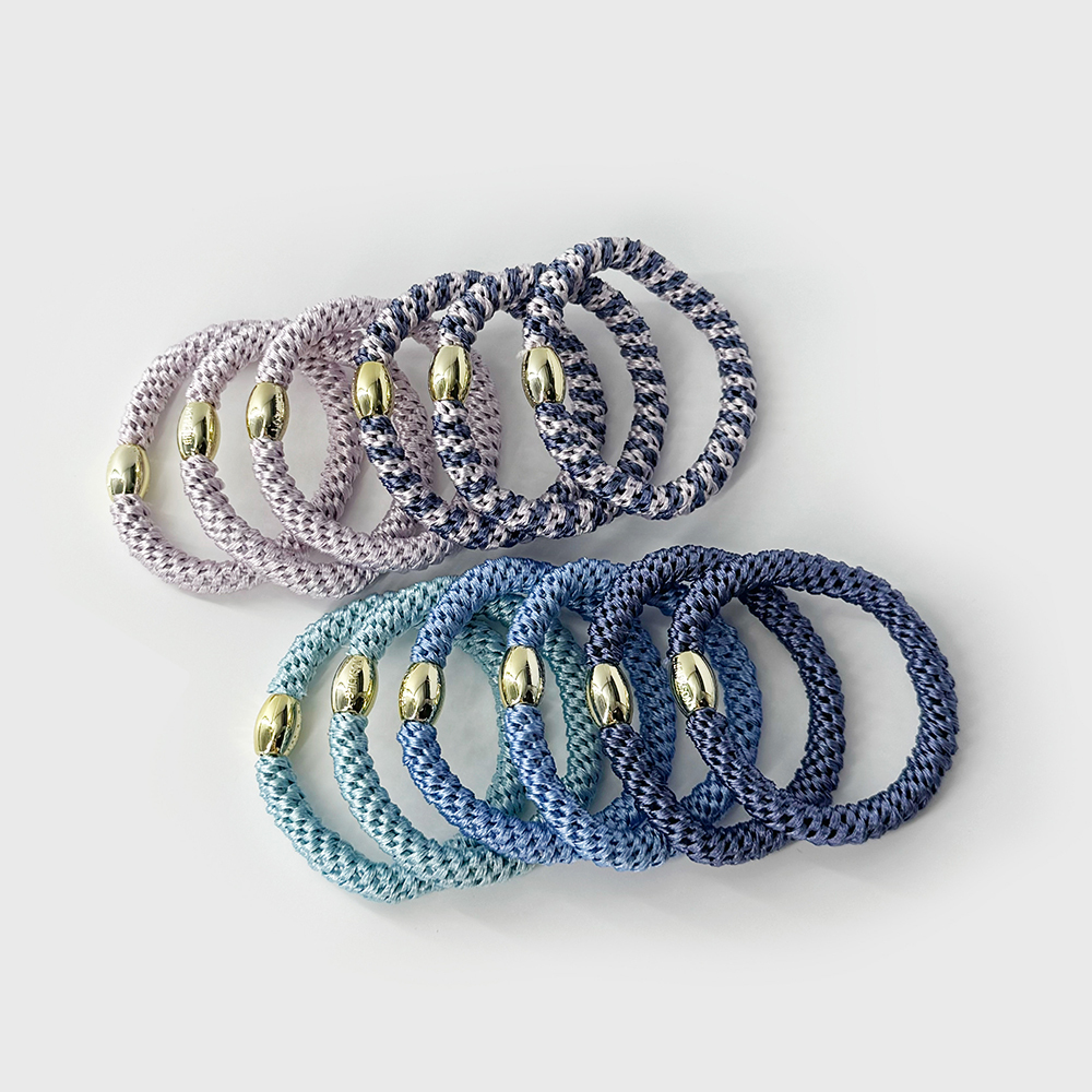 L. ERICKSON 彈力髮圈收納組-12入〈紫藤藍調〉