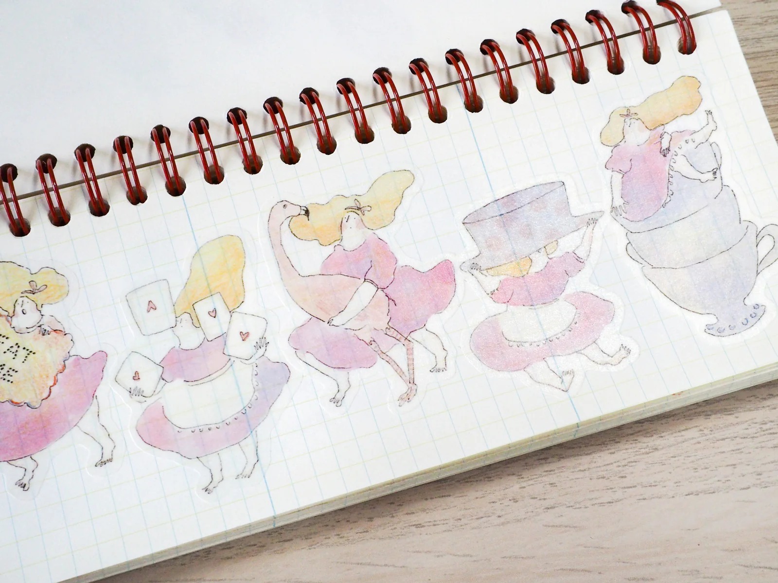 香港｜Dodolulu 手帳貼紙 愛麗絲