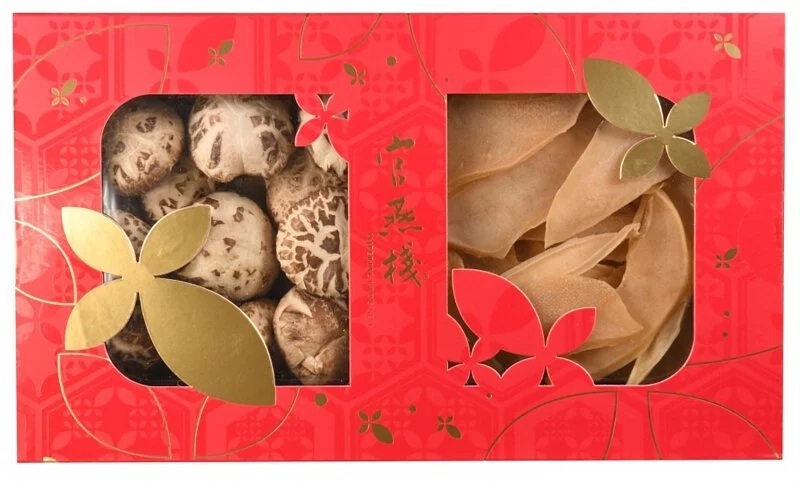 YQ032 官燕棧 花菇螺片禮盒(花菇3兩, 螺片3兩) EXP: 1年或以上