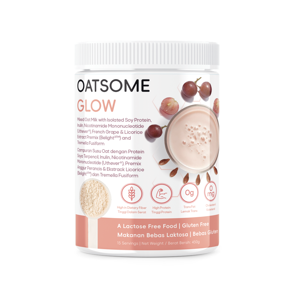 0427MY05-MYKUL-SUP-麥姸蛋白營養代餐 (15人份) Oatsome-Glow 450g [共2件] 再送 Shaker [1件] (顏色隨機) (A5)