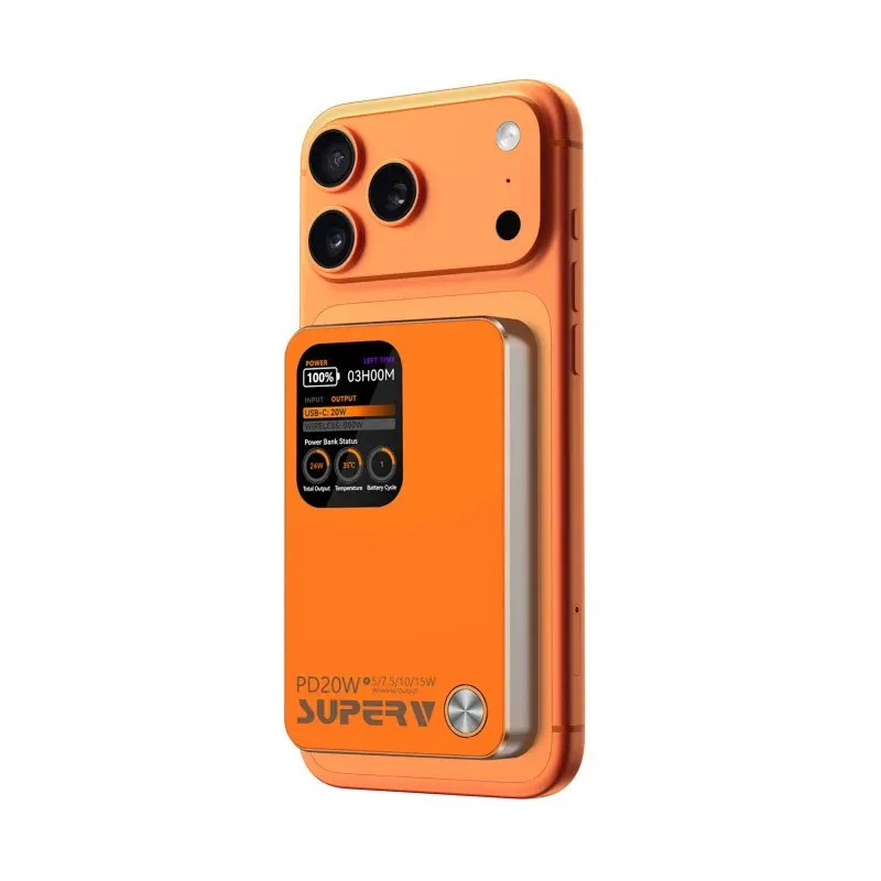 「蘋果家族充電器」 - SUPERV 3C QR 認證 20W 10000mAh 實時溫度監測移動電源【10/19 截單，預計 :10月尾至11月中發貨】