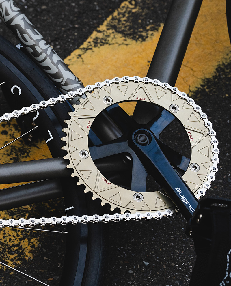 Sugino SG75 Crankset - Black