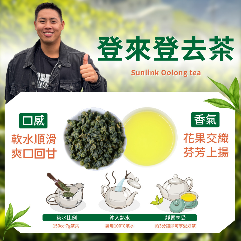 【2026春季茶農】登來登去茶｜花果香十足 層次豐富