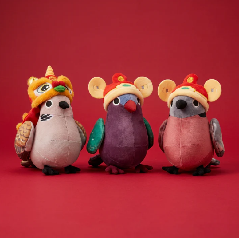 新年做乜鳩盲盒（四款鳩）發聲掛飾