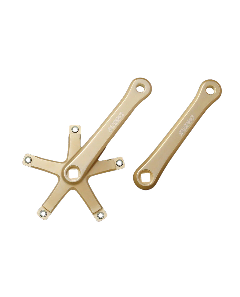 SUGINO GRAND MIGHTY NJS Crankset - Champagne Gold