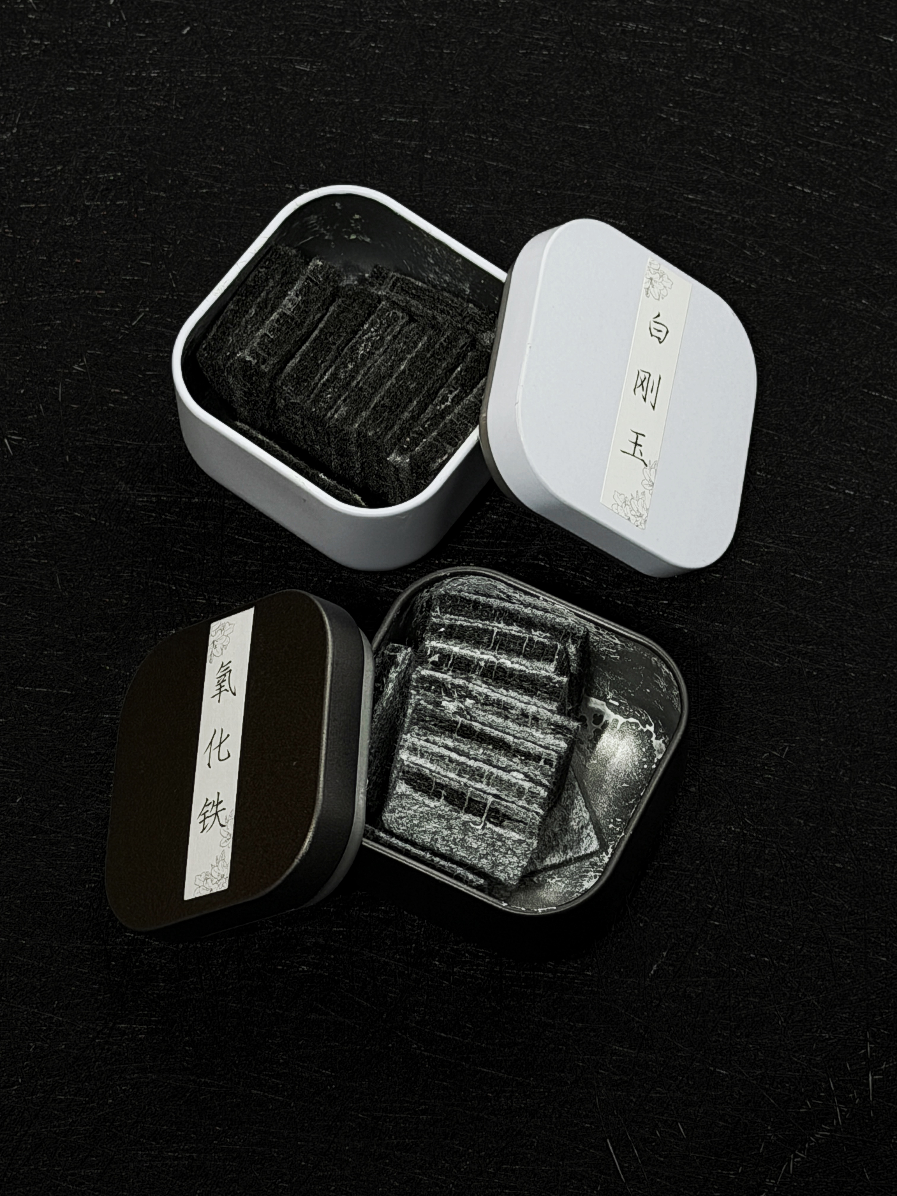 霞研磨料套裝 白剛玉 氧化鐵