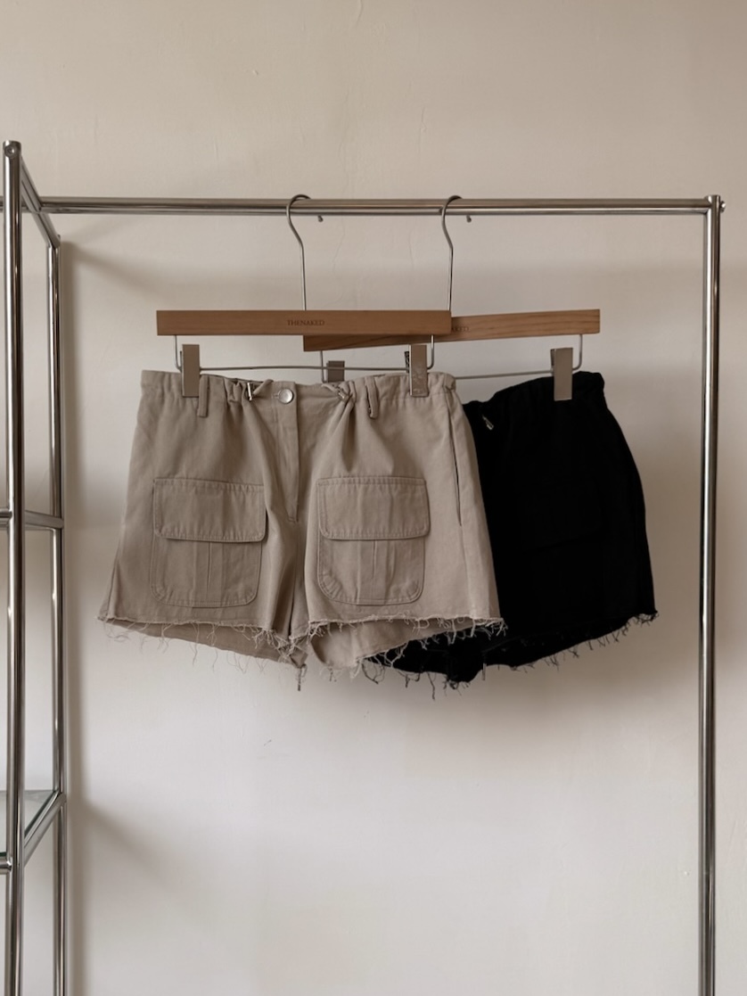 [現貨]  AK01// 鬆緊腰工裝短褲