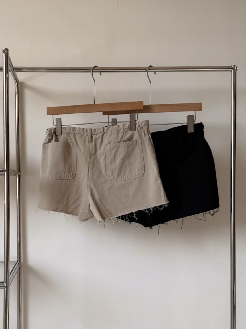 [現貨]  AK01// 鬆緊腰工裝短褲