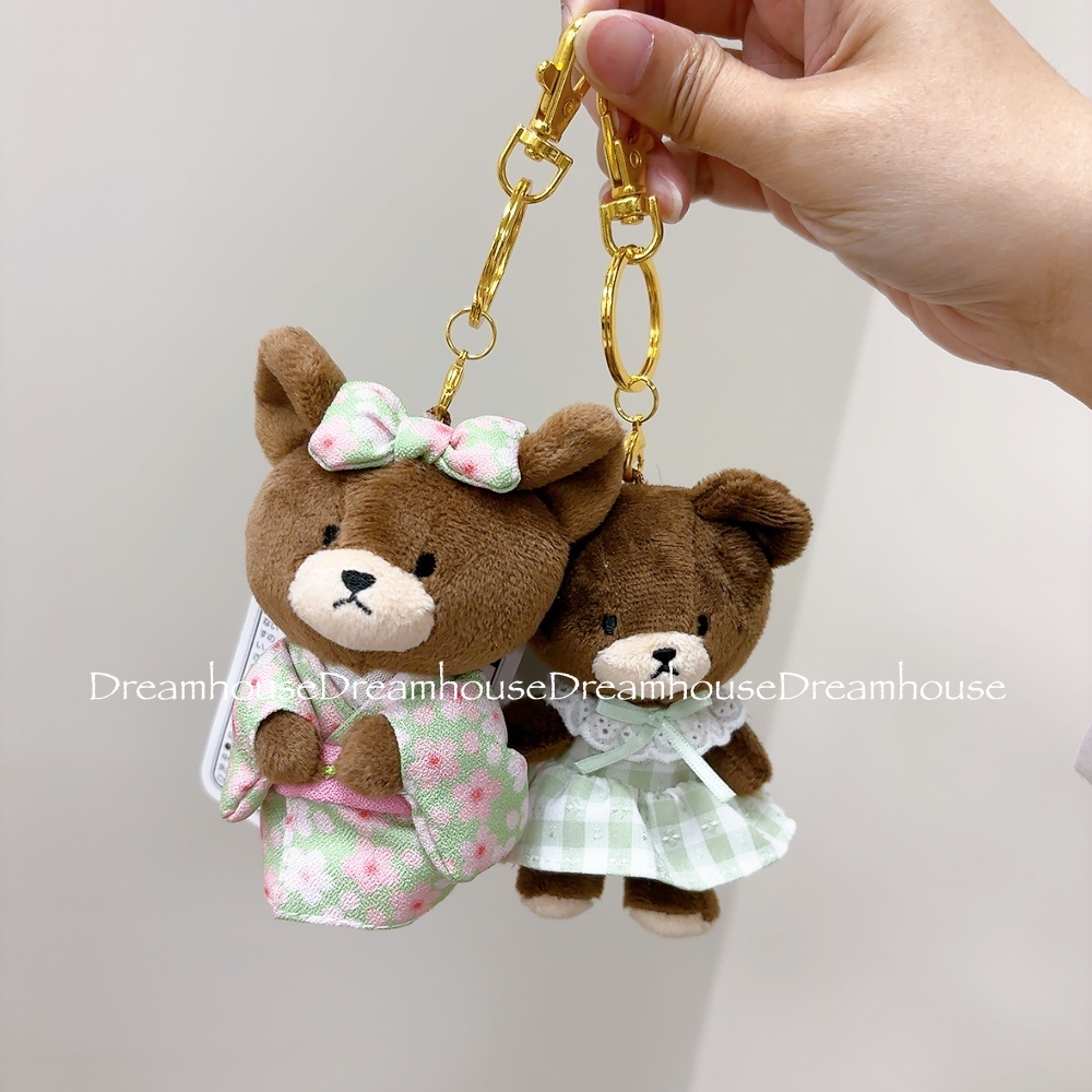 The Bears' School 小熊學校 和服 洋裝 上學熊 娃娃吊飾 鑰匙圈 玩偶 娃娃 吊飾 掛飾