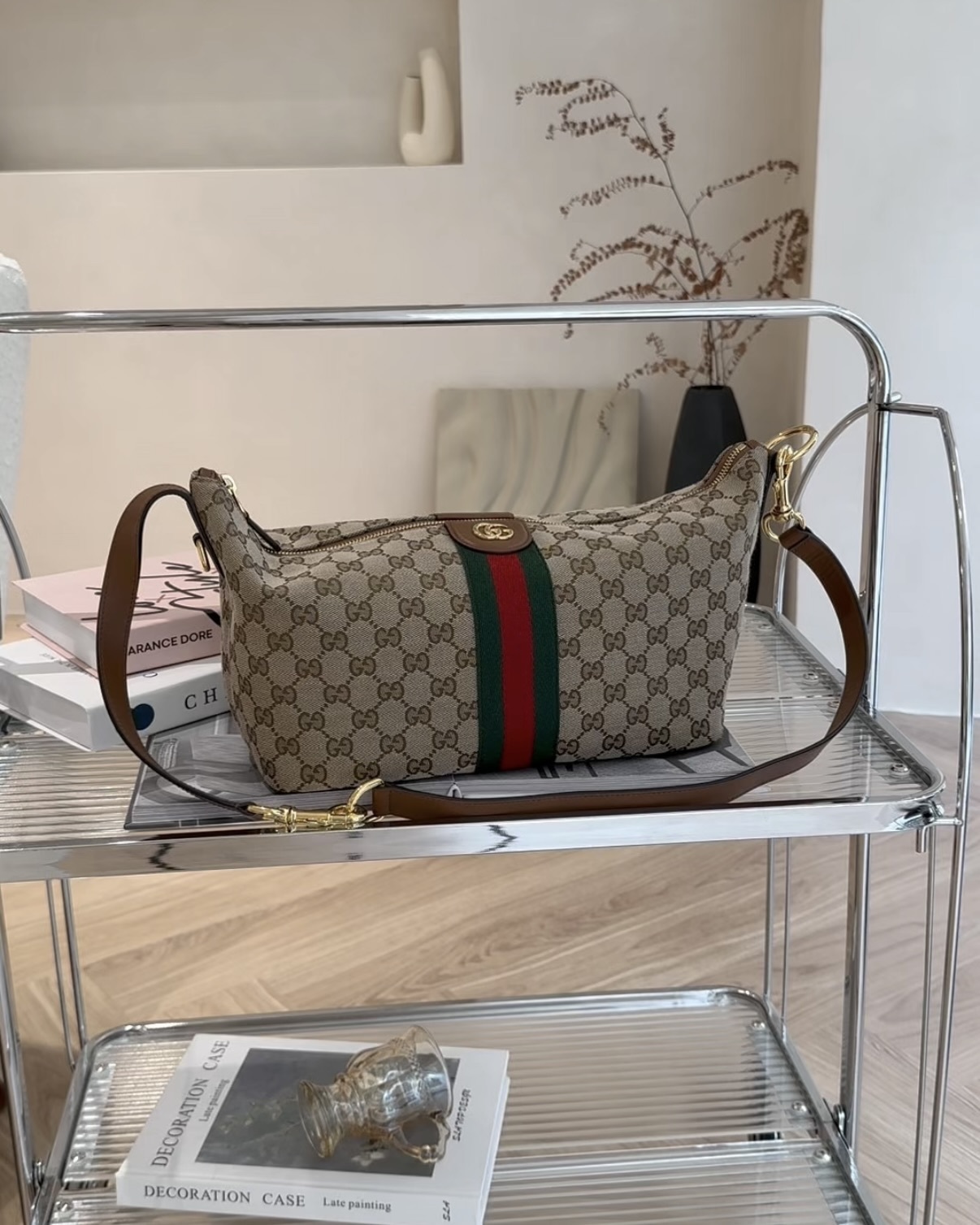 GUCCI｜VANITY 中號飯盒包 棕色老花