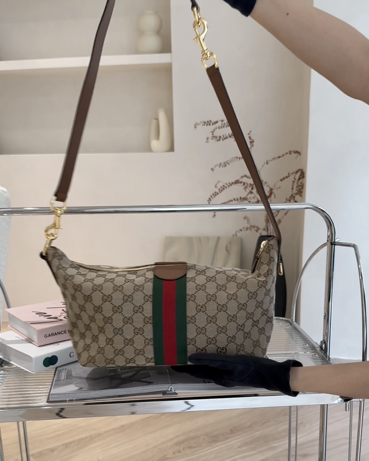 GUCCI｜VANITY 中號飯盒包 棕色老花