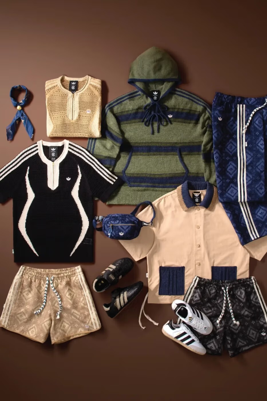 adidas Originals x CLOT Mundial Collection by Edison Che 陳冠希 世界盃 足球 編織 拉菲草 三線 三葉草 聯名系列