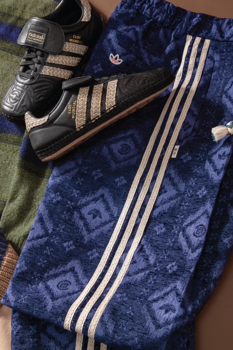 adidas Originals x CLOT Mundial Collection by Edison Che 陳冠希 世界盃 足球 編織 拉菲草 三線 三葉草 聯名系列
