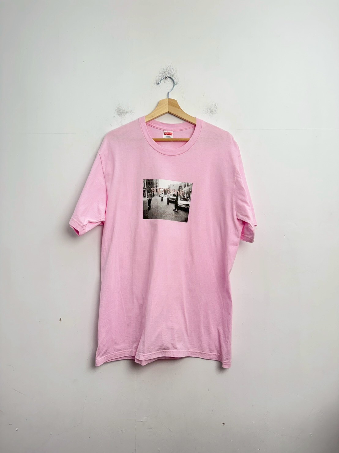 SUPREME 24SS CREW 96 TEE PINK SIZE L